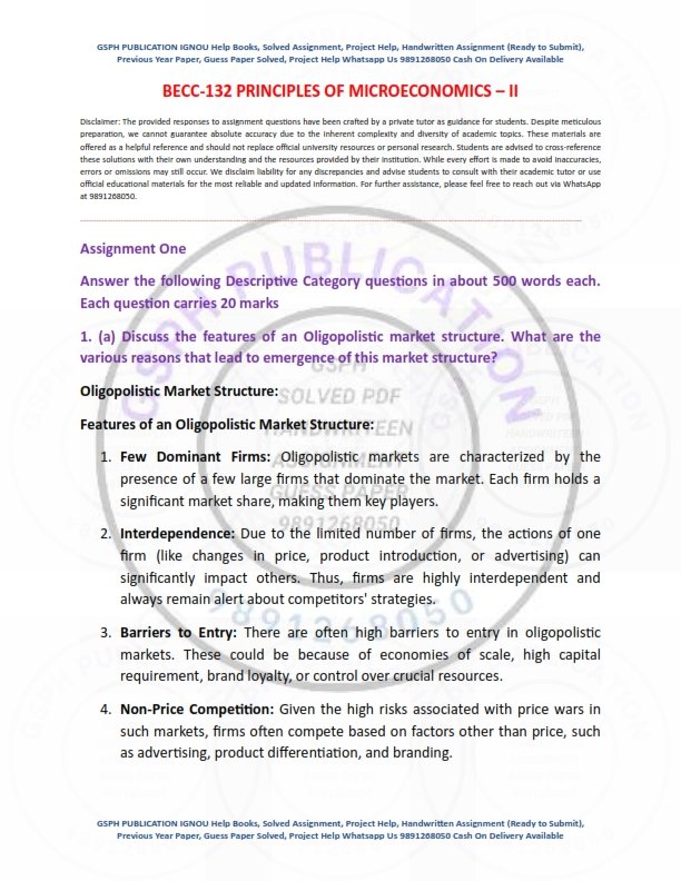 IGNOU BECC-132 Solved Assignment 2023-24 English Medium - Image 3