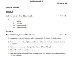 IGNOU BEGC-106 Solved Assignment 2023-24 English Medium