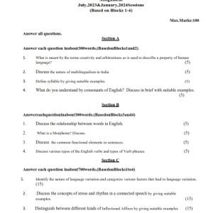 IGNOU BEGG-172 Solved Assignment 2023-24 English Medium