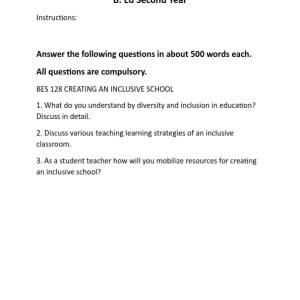 IGNOU BES-128 Solved Assignment 2023-24 English Medium