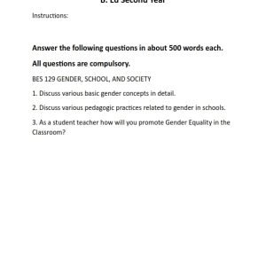 IGNOU BES-129 Solved Assignment 2023-24 English Medium