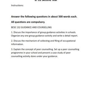 IGNOU BESE-132 Solved Assignment 2023-24 English Medium