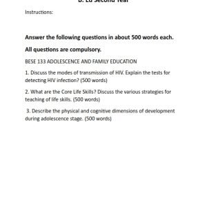 IGNOU BESE-133 Solved Assignment 2023-24 English Medium