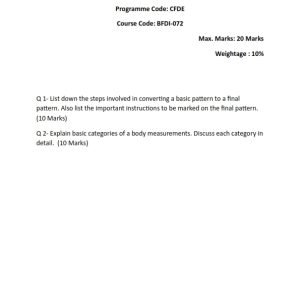 IGNOU BFD-072 Solved Assignment 2023 English Medium