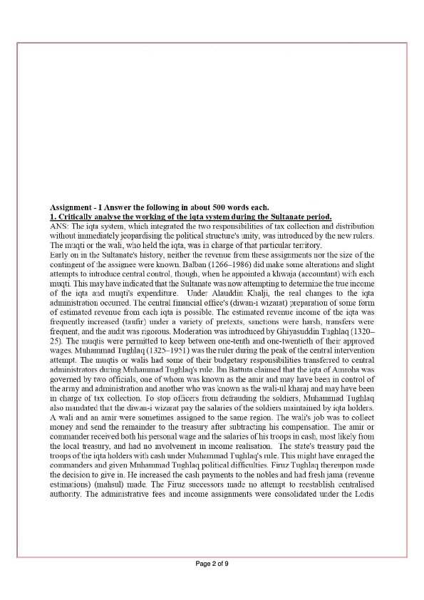 IGNOU BHIC-107 Solved Assignment 2023-24 English Medium