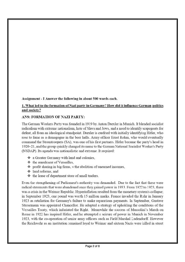 IGNOU BHIC-114 Solved Assignment 2023-24 English Medium