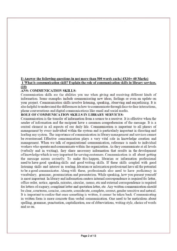 IGNOU BLI-225 Solved Assignment 2023-24 Hindi Medium