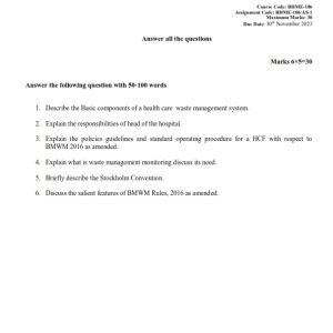 IGNOU BHME-106 Solved Assignment 2023 English Medium