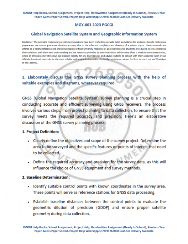 IGNOU MGY-003 Solved Assignment 2023 English Medium