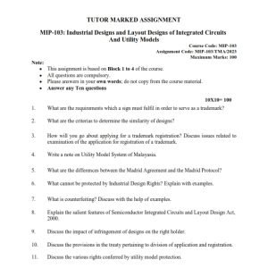 IGNOU MIP-103 Solved Assignment 2023 English Medium