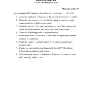 IGNOU MNRE-016 Solved Assignment 2023 English Medium