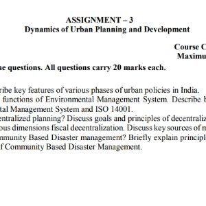 IGNOU MEDS-043 Solved Assignment 2023-24 English Medium