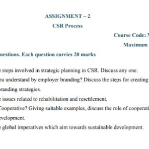 IGNOU MEDS-052 Solved Assignment 2023-24 English Medium