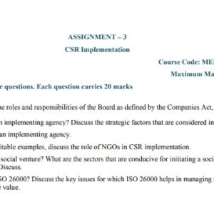 IGNOU MEDS-053 Solved Assignment 2023-24 English Medium