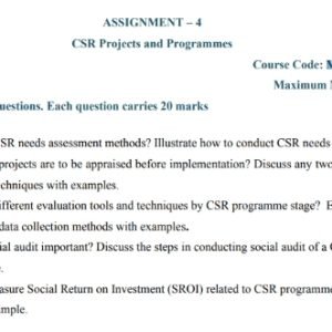 IGNOU MEDS-054 Solved Assignment 2023-24 English Medium
