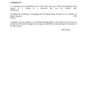 IGNOU MES-104 Solved Assignment Jan & July 2023 English Medium