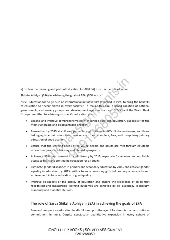 IGNOU MES-15 Solved Assignment Jan & July 2023 English Medium - Image 2